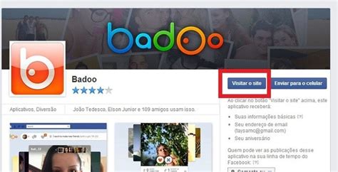 Como entrar no Badoo pelo Facebook; veja dica